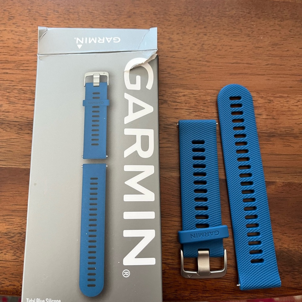 Garmin Blue Silicone Watch Strap - 22mm